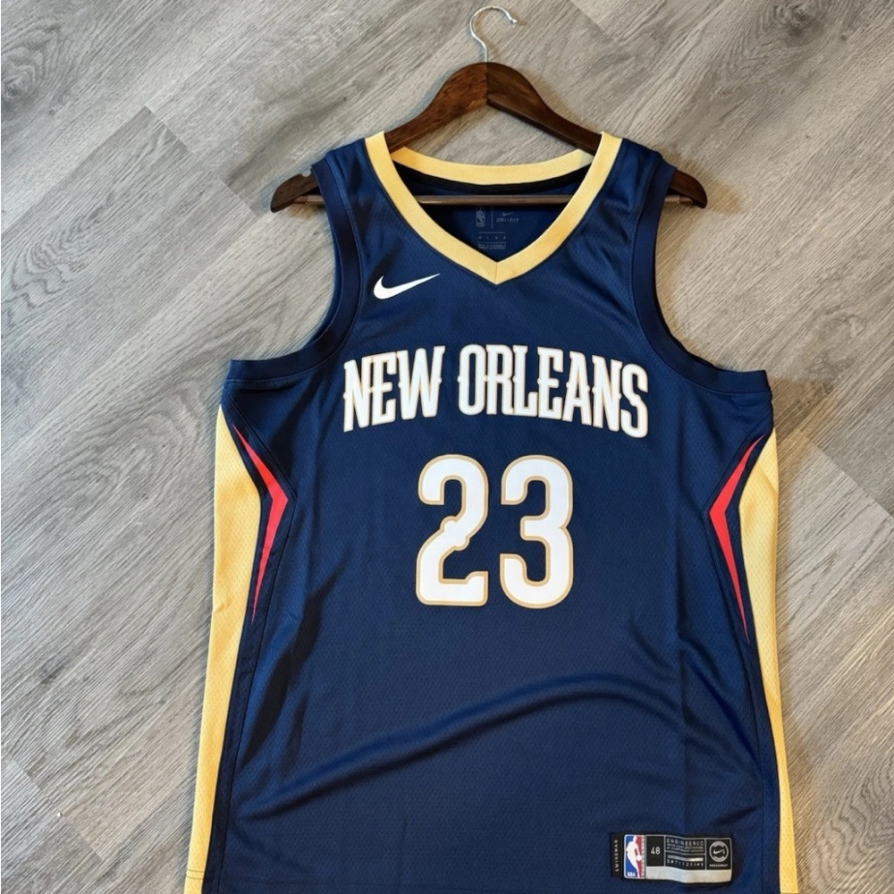 Nike Swingman Men’s Anthony Davis New Orleans‎ Pelicans Basketball Jersey Sz Lrg